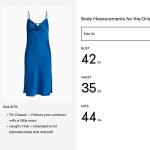 Satin Cowlneck Slip Dress